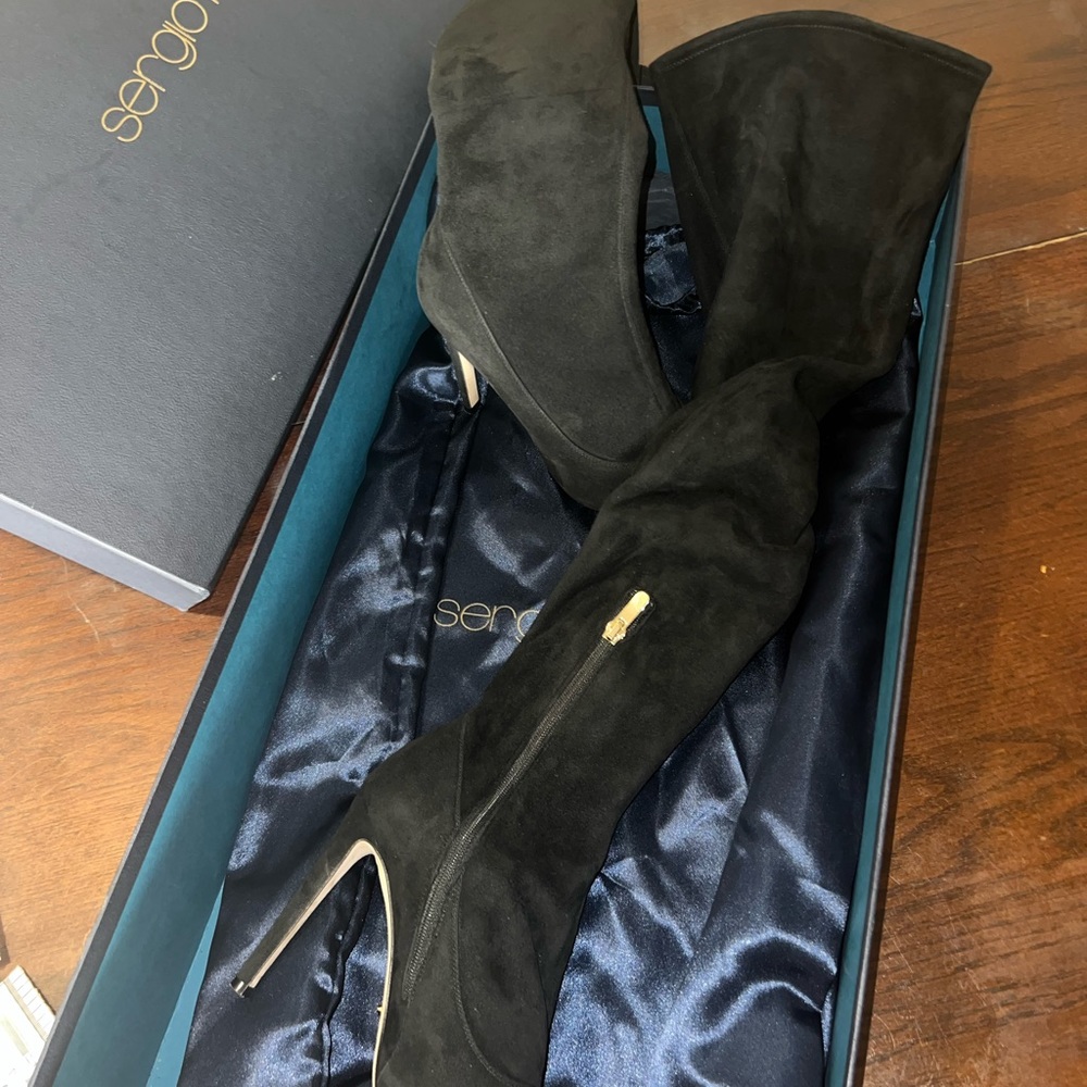 Sergio Rossi Scarps Donna Over The Knee Boots